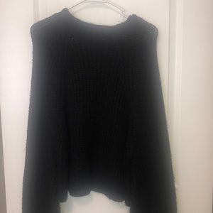 Knit sweater flare sleeve!